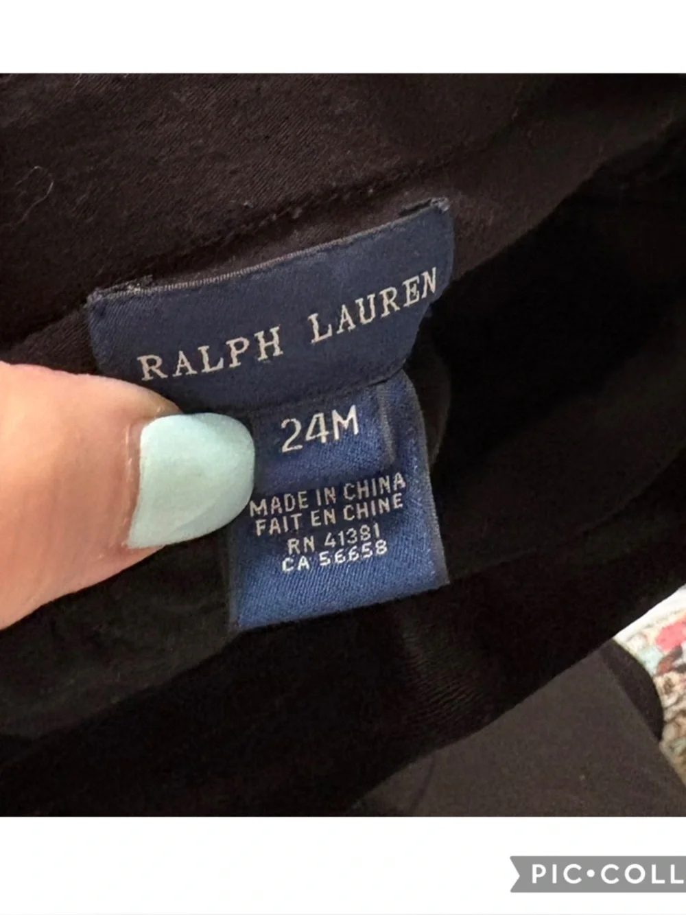 Ralph Lauren Black Velvet Bubble Skirt / Skort Girls 24M Holiday Party EUC